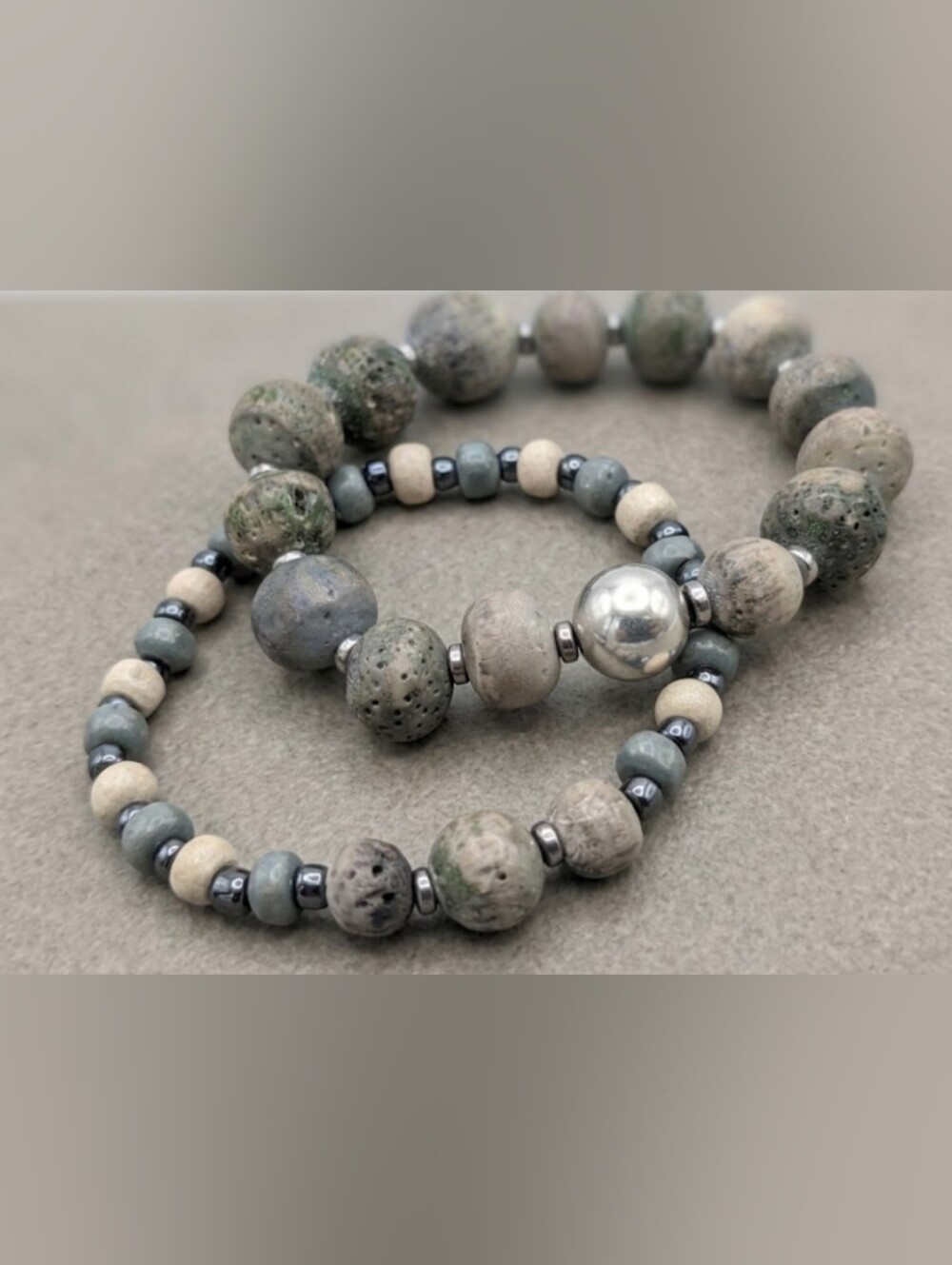 Gray Mood Bracelets